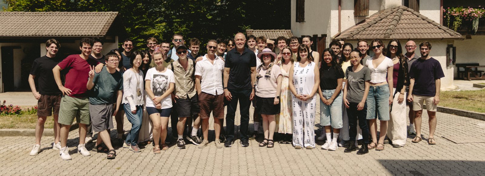 The cohort at Centro Papa Luciani, Belluno